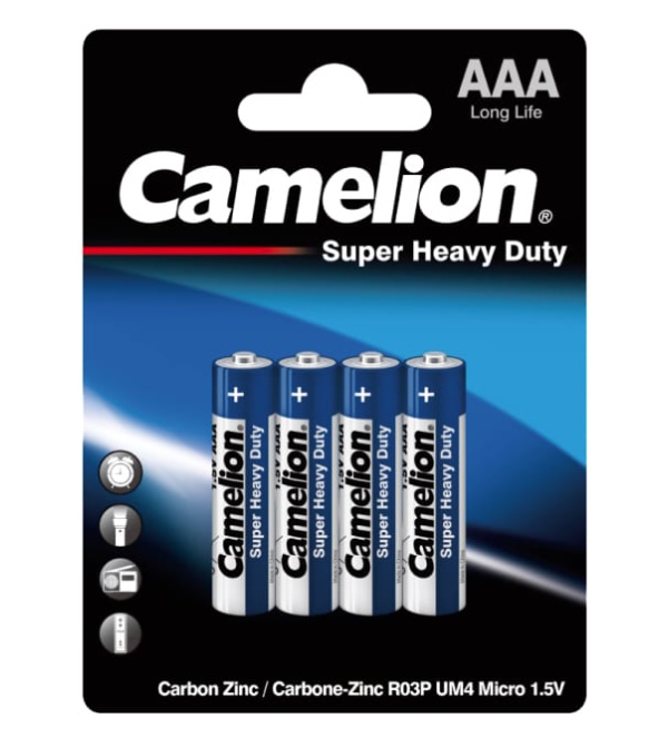 элемент питания camelion super blue r14 343 bl2 комплект 10 батареек 5 упак х 2шт Camelion R03 Blue Bl-4 (R03p-Bp4b, Батарейка,1.5в) 3214 Camelion арт. 3214