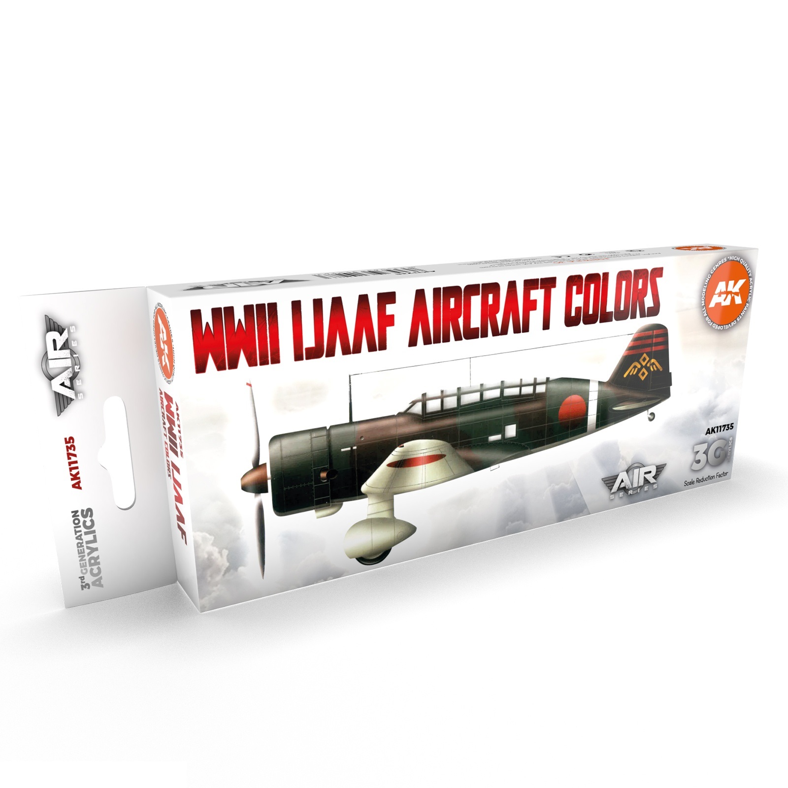 фото Ak11735 набор красок wwii ijaaf aircraft colors set 3g ak interactive