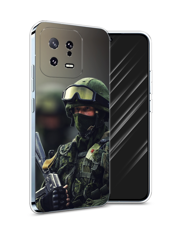 

Чехол Awog на Xiaomi 13 5G "Солдат", Зеленый;серый, 317250-5