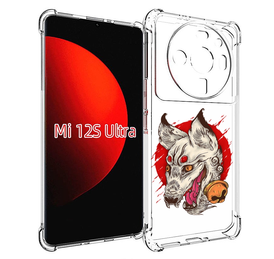 

Чехол MyPads страшная собака для Xiaomi 12S Ultra, Прозрачный, Tocco