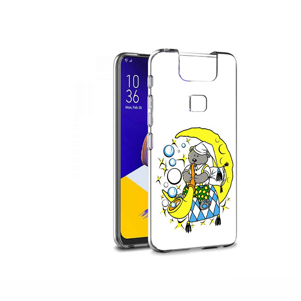 Чехол MyPads Tocco для Asus ZenFone 6 (ZS630KL) Сырная луна