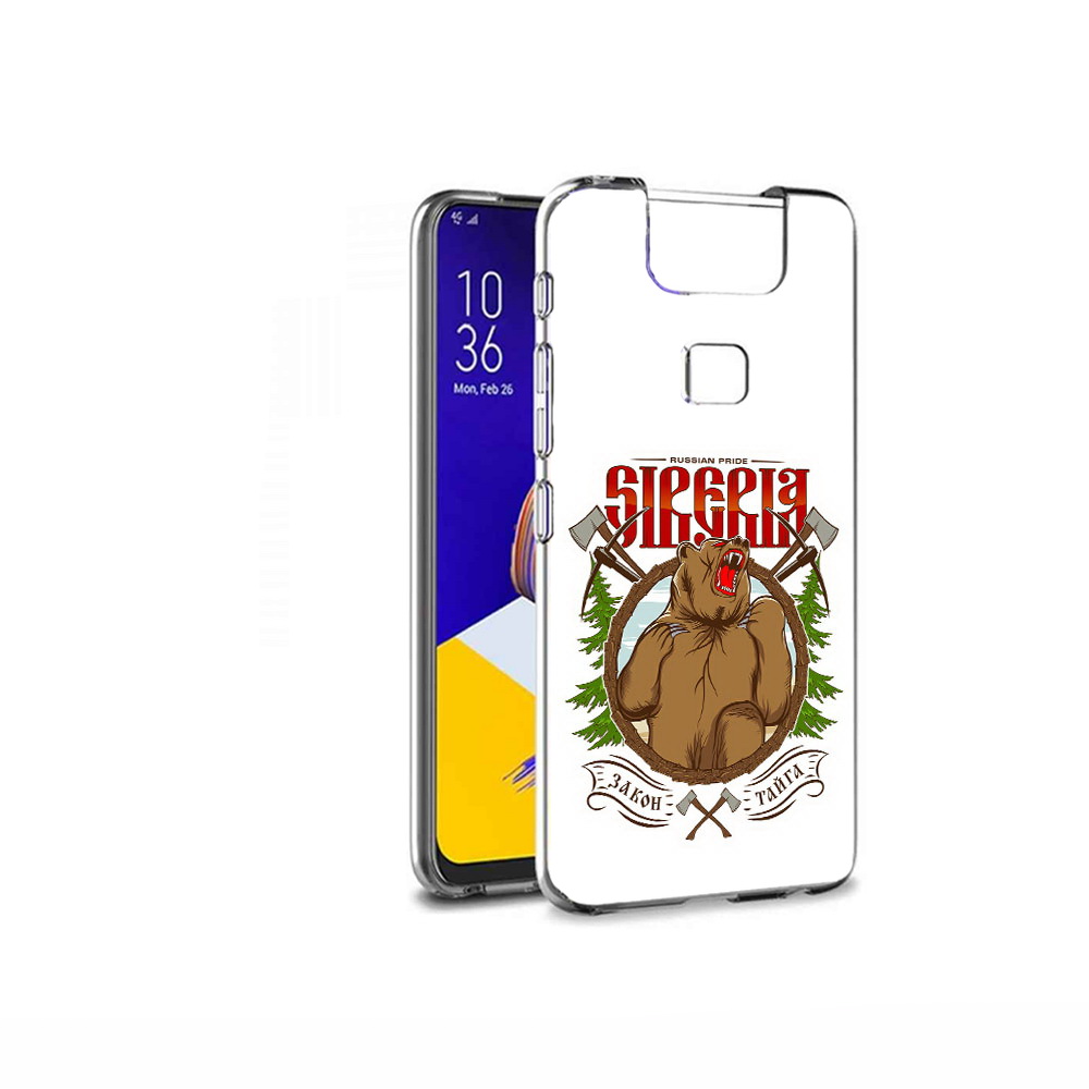 

Чехол MyPads Tocco для Asus ZenFone 6 (ZS630KL) Тайга, Прозрачный, Tocco