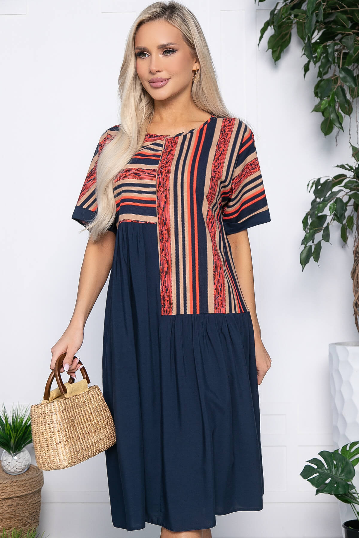 

Платье женское LT Collection Милана синее 48 RU, Синий, Милана