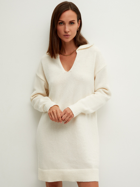 

Платье женское ZARINA 2460669509-2 белое L, 2460669509-2