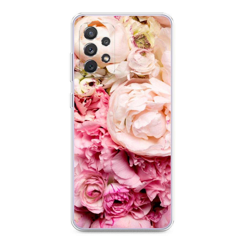 

Чехол Awog на Samsung Galaxy A73 / Самсунг A73 "Пионы яркие", Розовый, 2104650-8