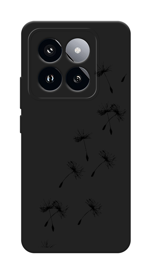 

Чехол Awog на Xiaomi 14 Pro "Летящие одуванчики", Черный, 320452-1