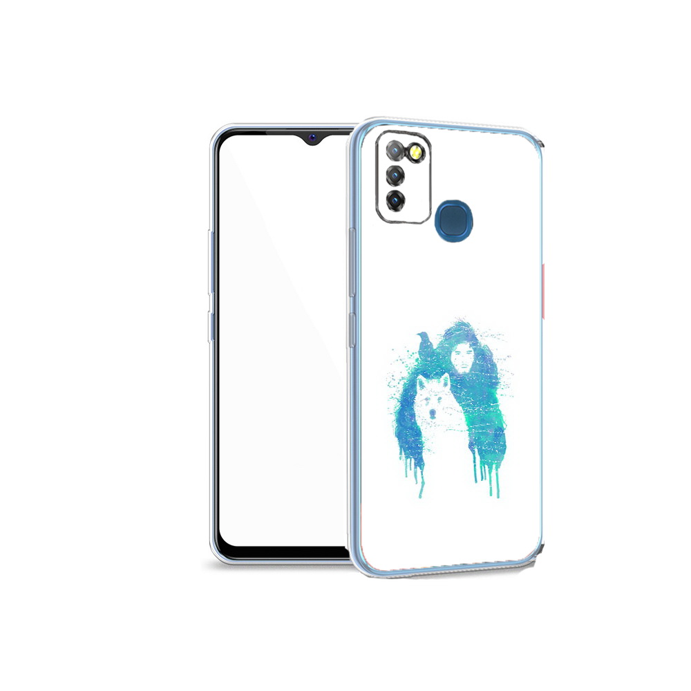 

Чехол MyPads Tocco для Infinix Hot 10 Lite джон сноу, Прозрачный, Tocco