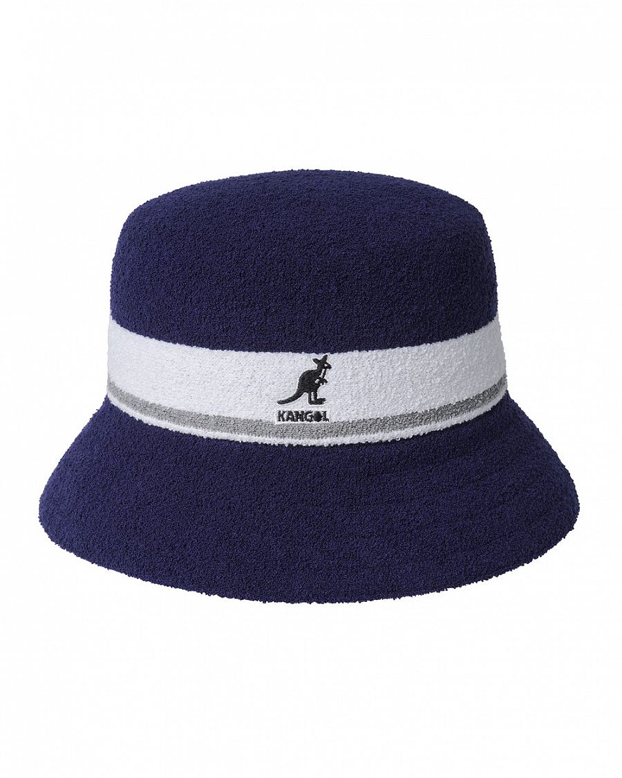 Панама унисекс Kangol Bermuda STRIPE BUCKET K3326ST Navy, р. 58-59