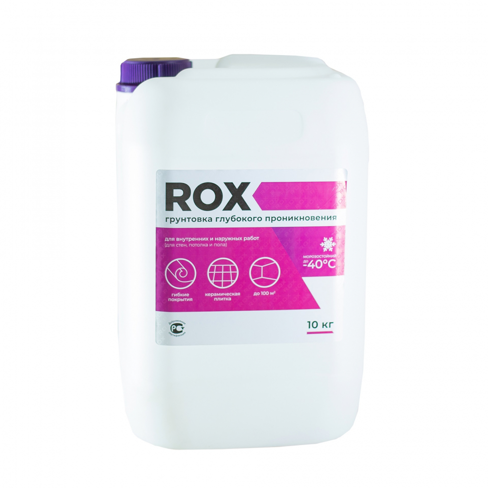 

Грунтовка глубокого проникновения ROX 10 л 49164