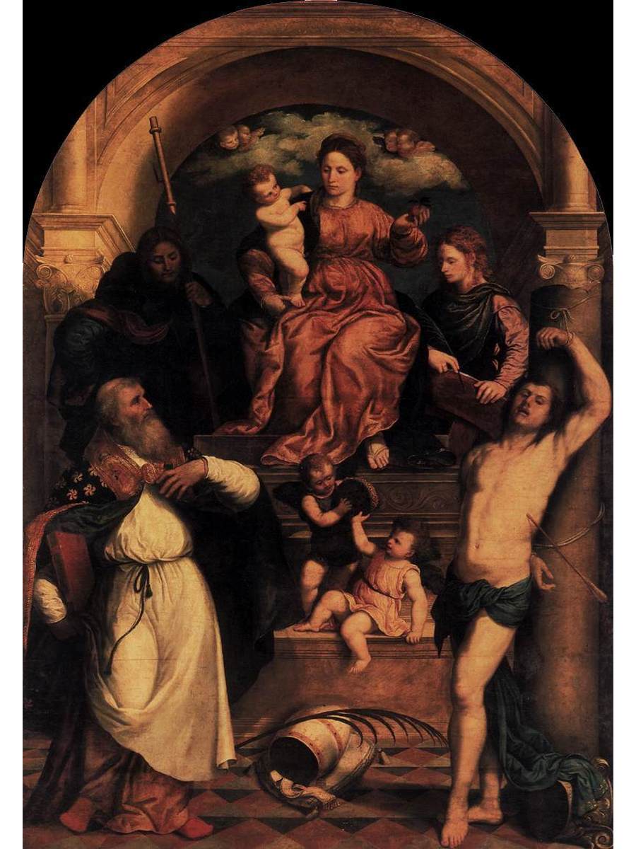 

Постер DRABS A2 Парис Бордоне Madonna and Child with Saints