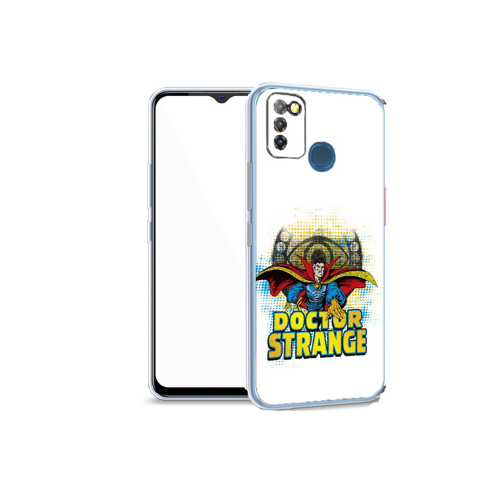 

Чехол MyPads Tocco для Infinix Hot 10 Lite доктор стренж рисунок, Прозрачный, Tocco