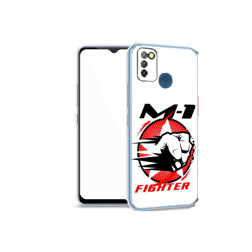 

Чехол MyPads Tocco для Infinix Hot 10 Lite единоборства М-1, Прозрачный, Tocco