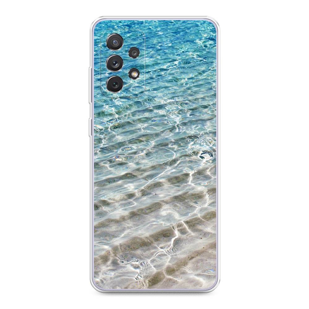 

Чехол Awog на Samsung Galaxy A73 / Самсунг A73 "Волны 10", Голубой, 2104650-4