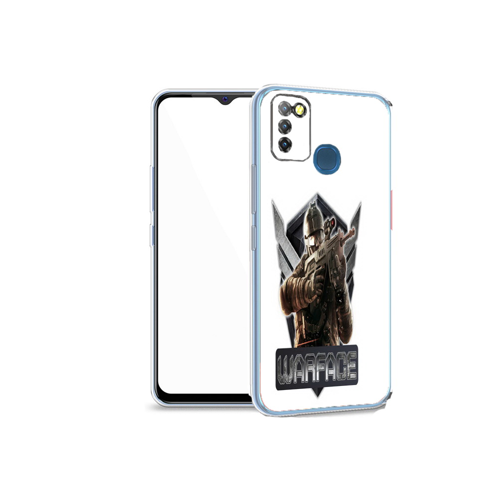 

Чехол MyPads Tocco для Infinix Hot 10 Lite игра про войну, Прозрачный, Tocco