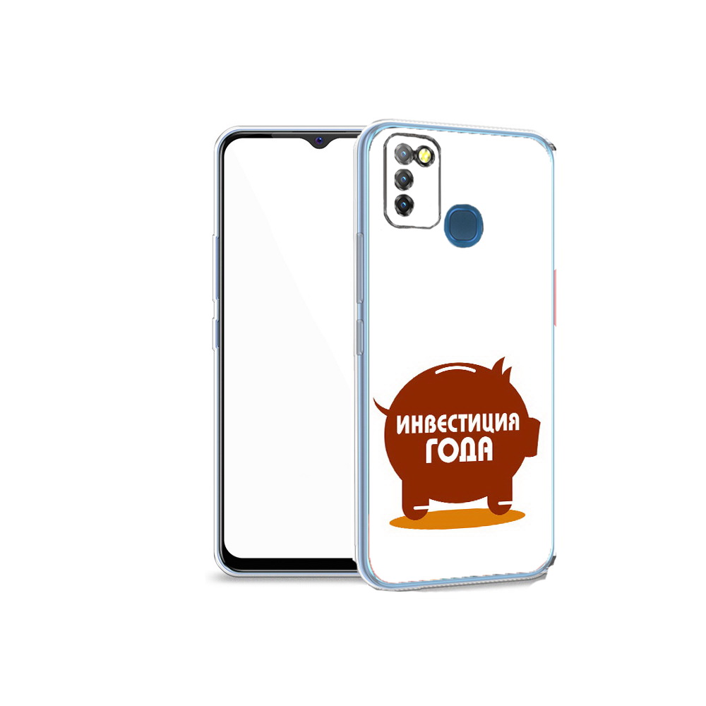 

Чехол MyPads Tocco для Infinix Hot 10 Lite инвестиция, Прозрачный, Tocco