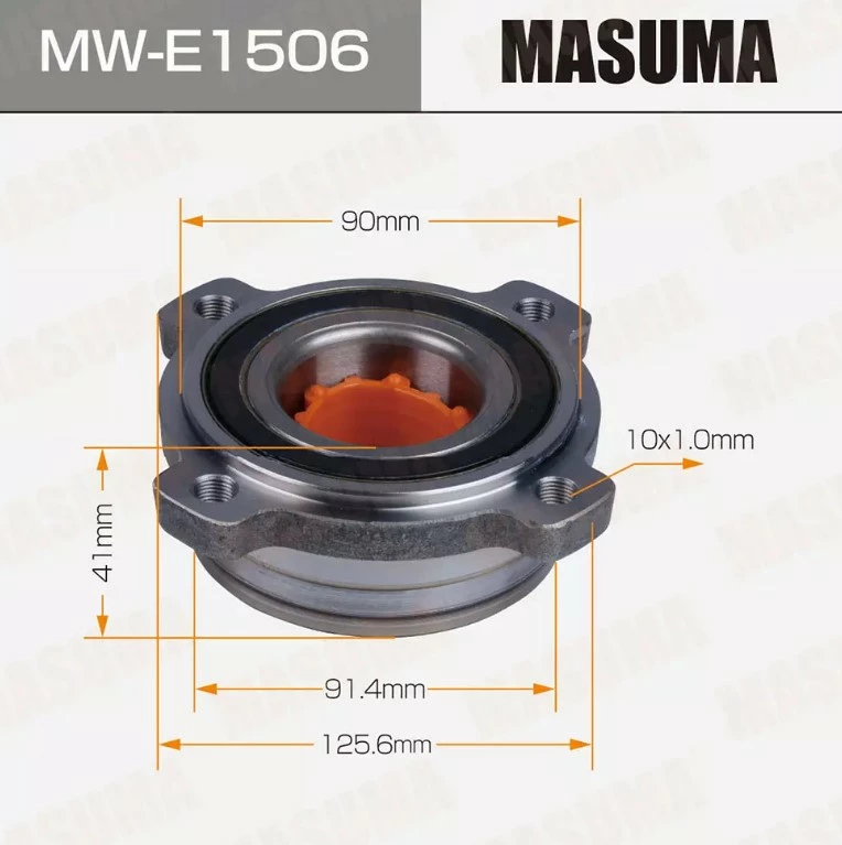 

Ступица колеса задняя с ABS Masuma MW-E1506