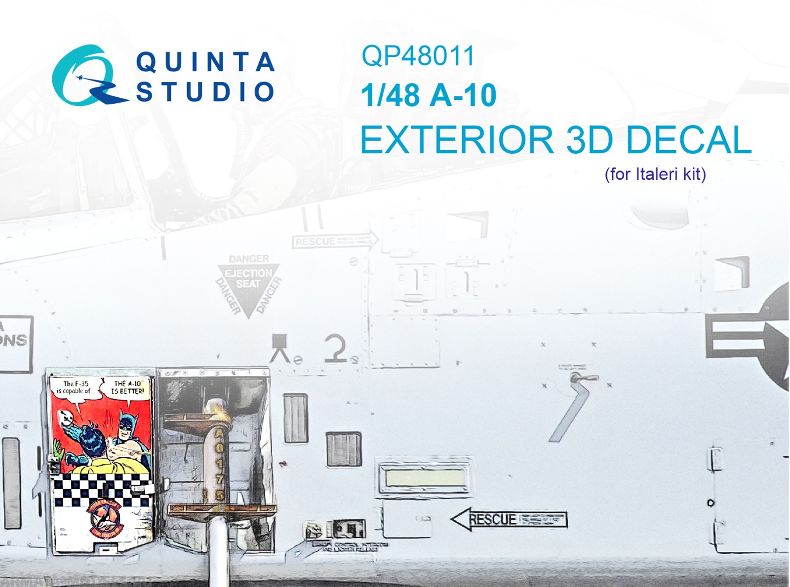 

QP48011 Экстерьер для A-10 Italeri