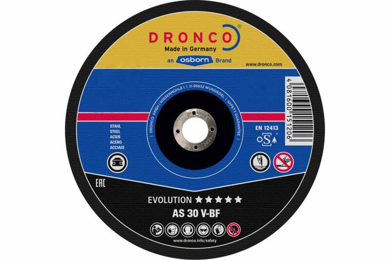 Диск отрезной по металлу Evolution AS30V 230x3x2223 Dronco 1231965100 1125₽