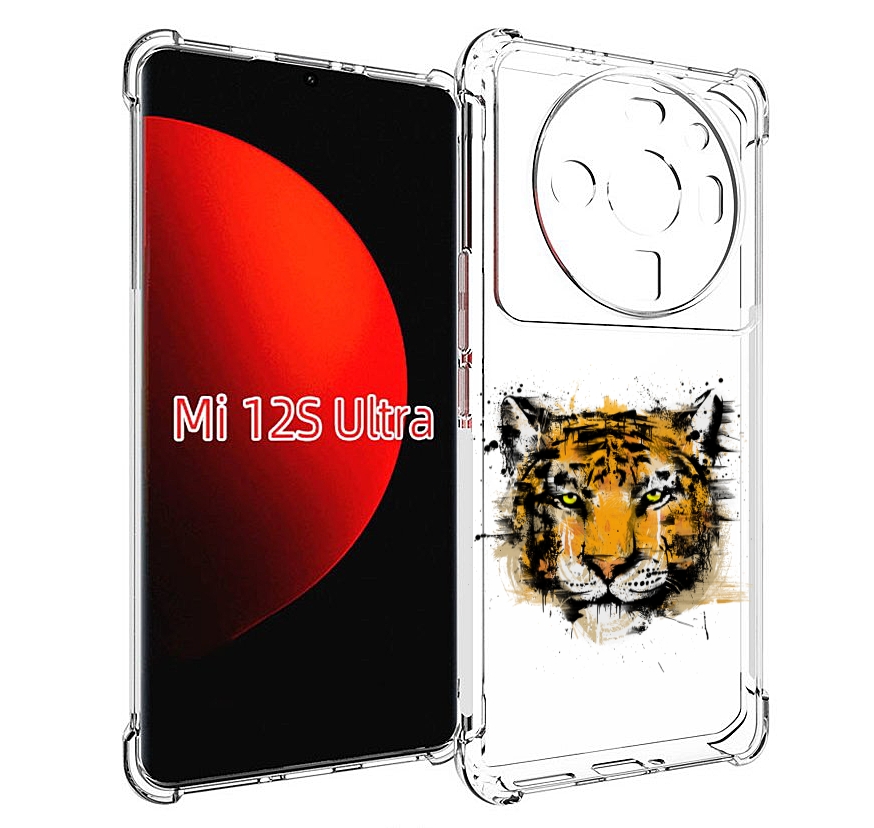 

Чехол MyPads тигруля для Xiaomi 12S Ultra, Прозрачный, Tocco