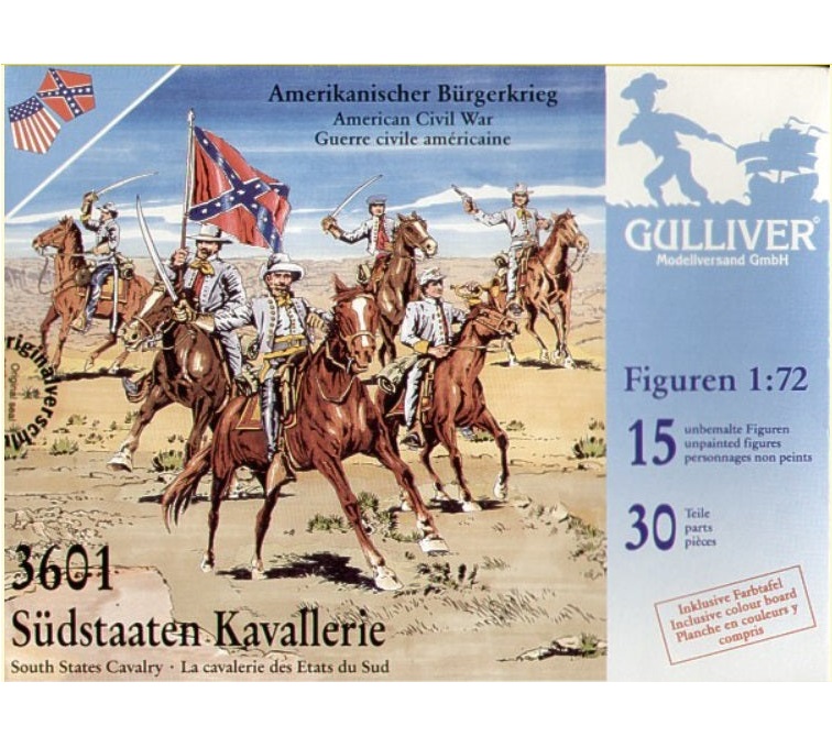 

72GUL3601 Фигуры Sudstaaten Kavallerie