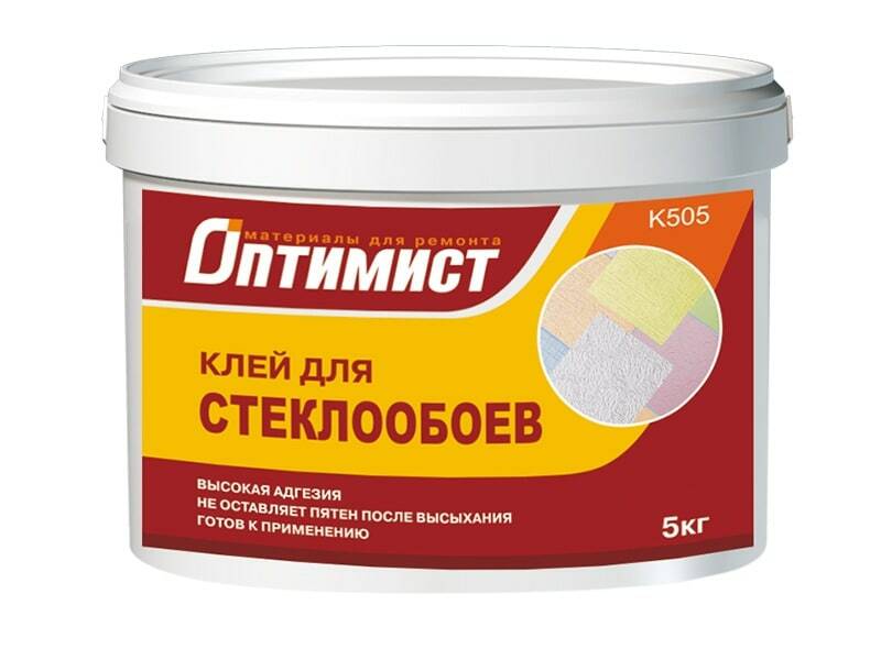 фото Клей k505 оптимист для стеклообоев 5кг opk001