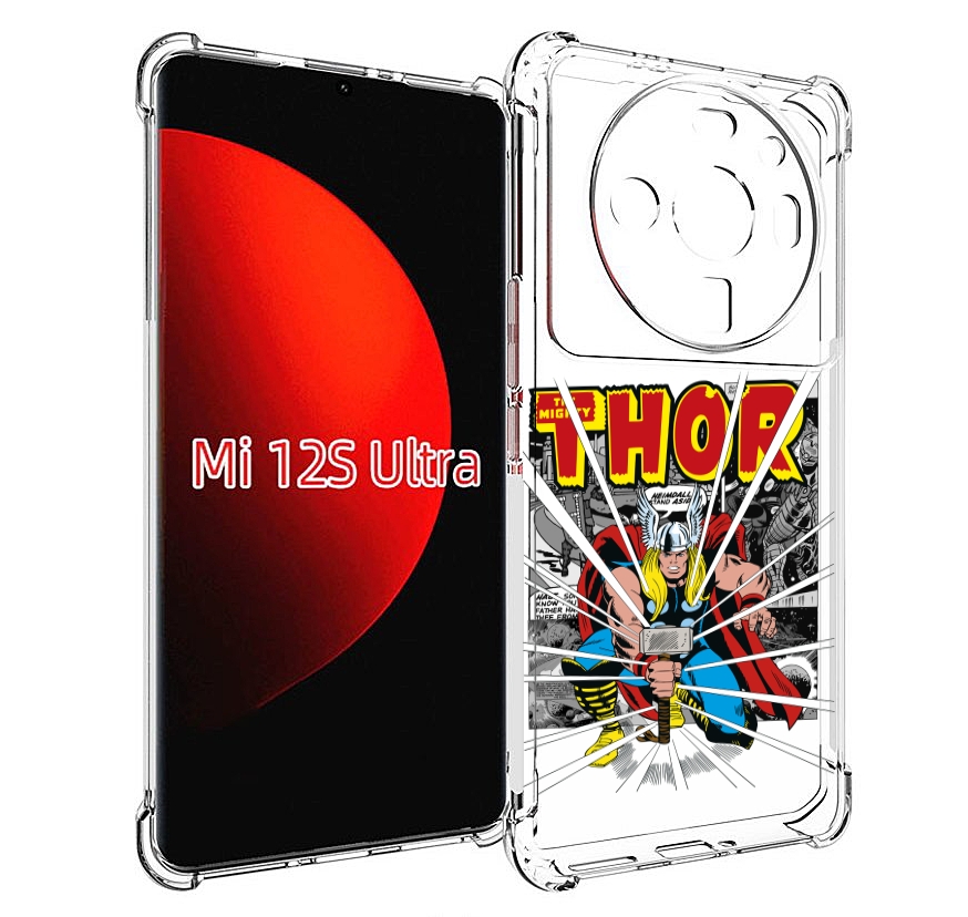 

Чехол MyPads тор рисунок для Xiaomi 12S Ultra, Прозрачный, Tocco