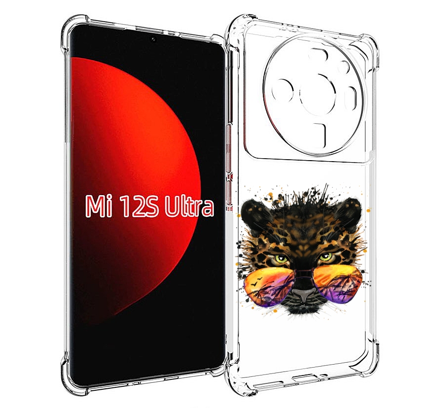 

Чехол MyPads тропический леопард для Xiaomi 12S Ultra, Прозрачный, Tocco