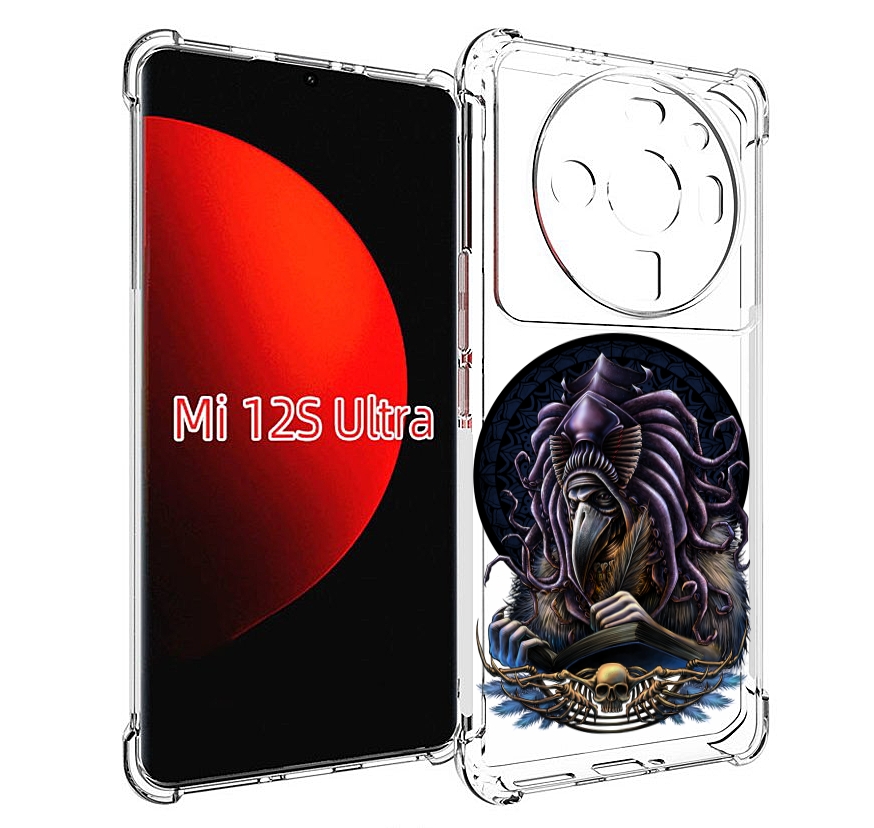 

Чехол MyPads умный ворон для Xiaomi 12S Ultra, Прозрачный, Tocco