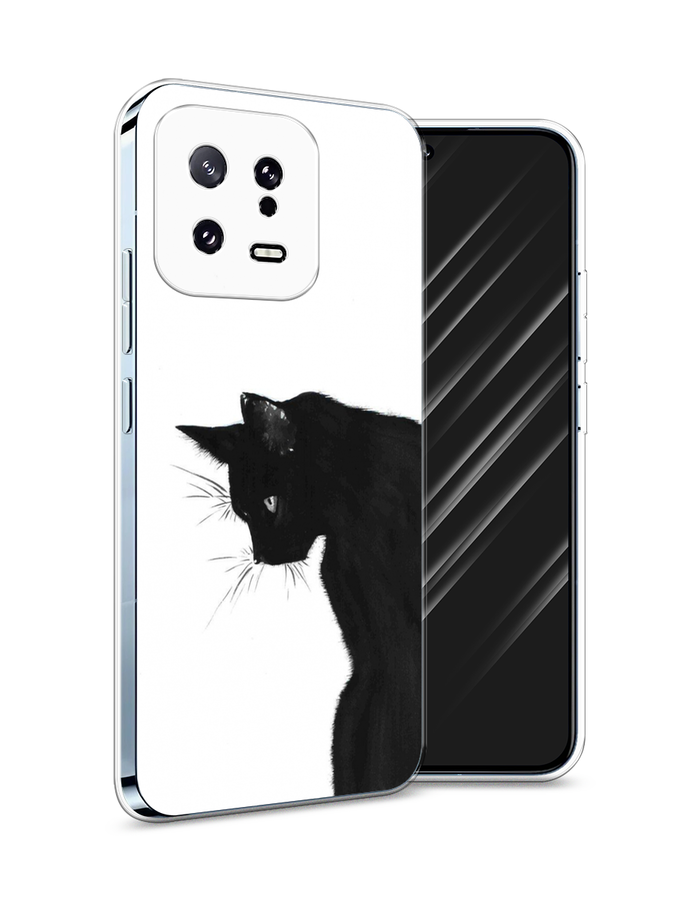 

Чехол Awog на Xiaomi 13 5G "Black cat", Черный;белый, 317250-1