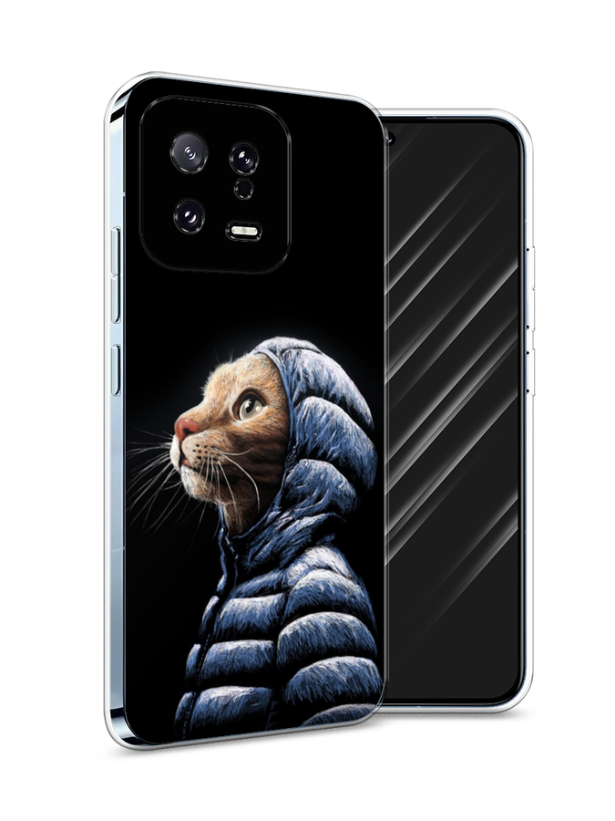 

Чехол Awog на Xiaomi 13 5G "Кот в капюшоне", Черный;бежевый;синий, 317250-2
