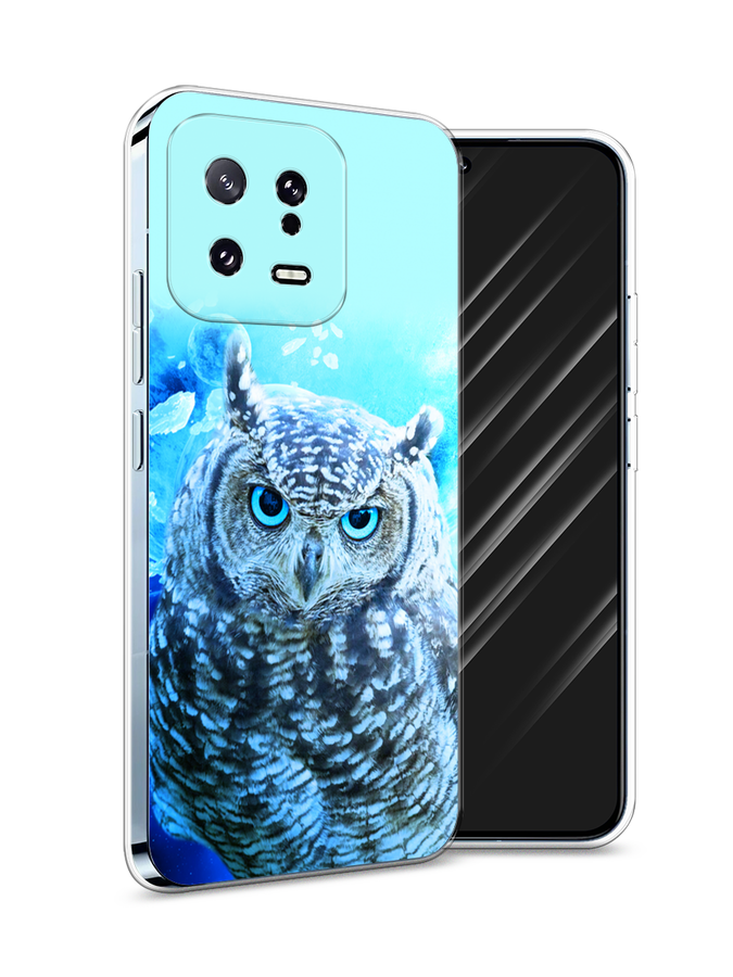 

Чехол Awog на Xiaomi 13 5G "Сова арт 7", Синий;голубой, 317250-1