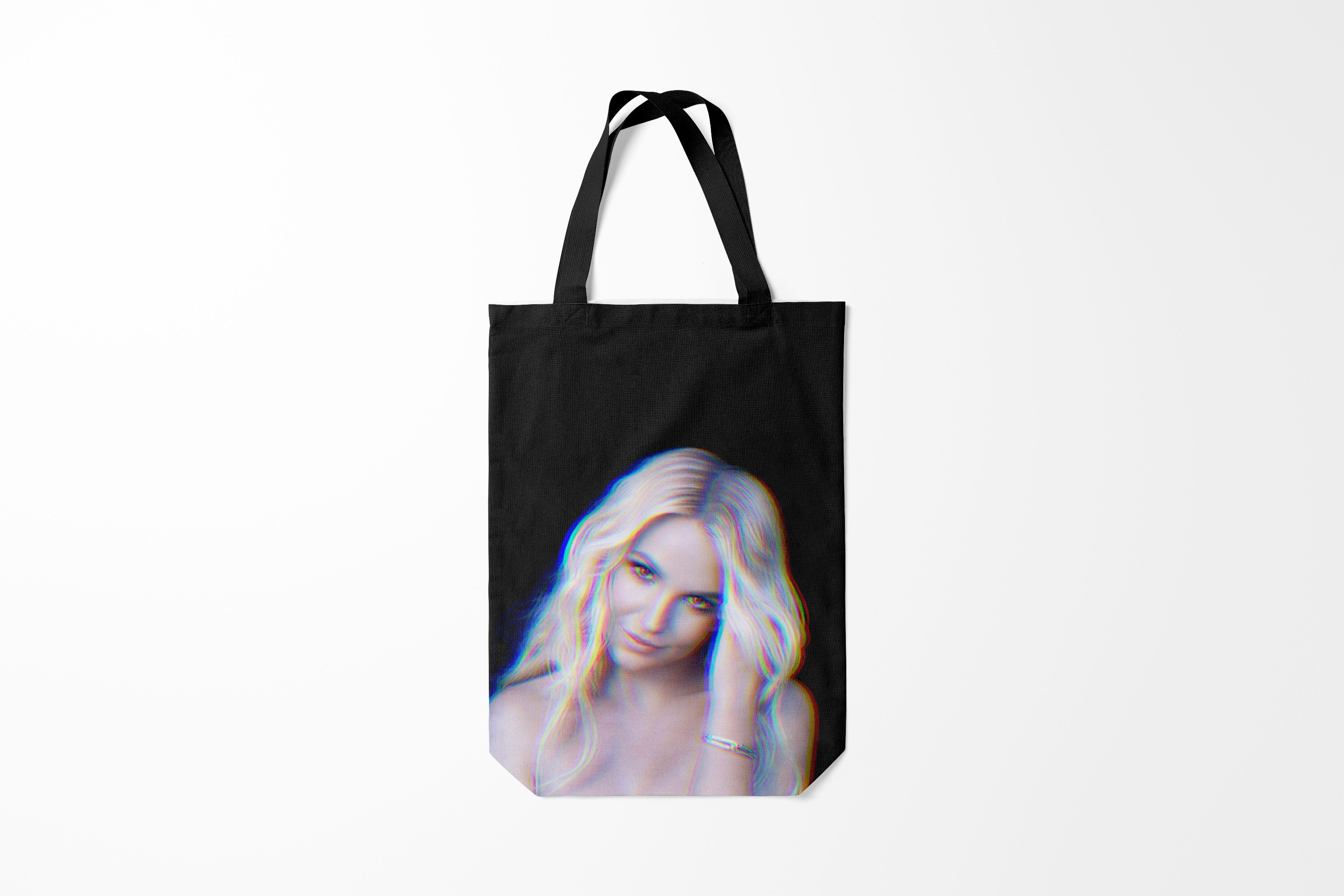 

Сумка шoппер унисекс Burnettie Britney Spears Glitch, черный, Britney Spears Glitch