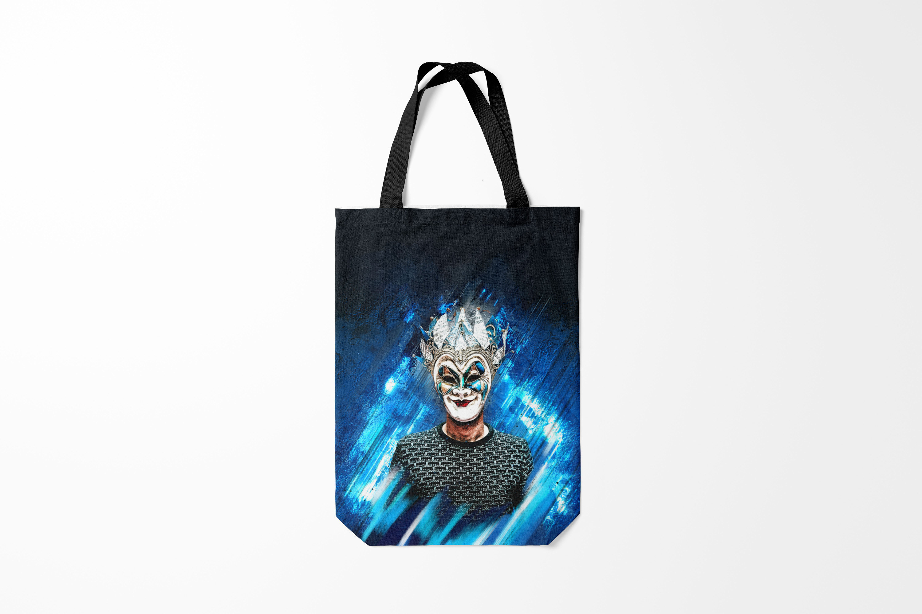 

Сумка шoппер унисекс Burnettie Boris Brejcha Blue, синий, Boris Brejcha Blue