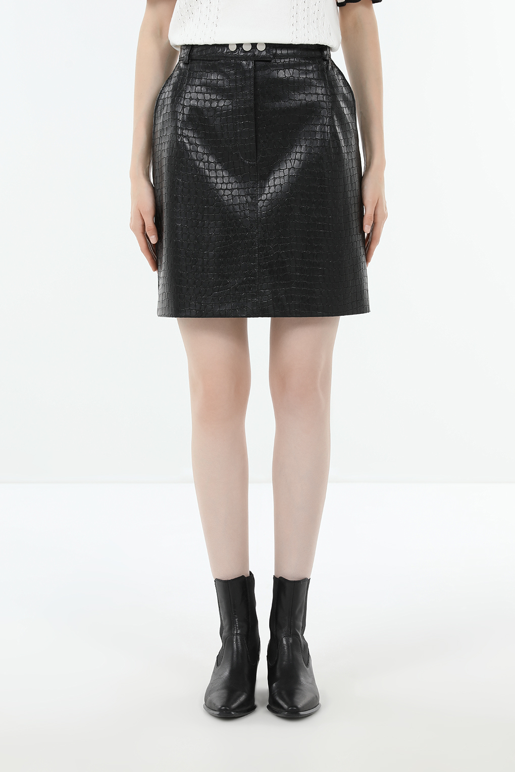 

Юбка женская Belucci BL240710071 черная S, Черный, BL240710071