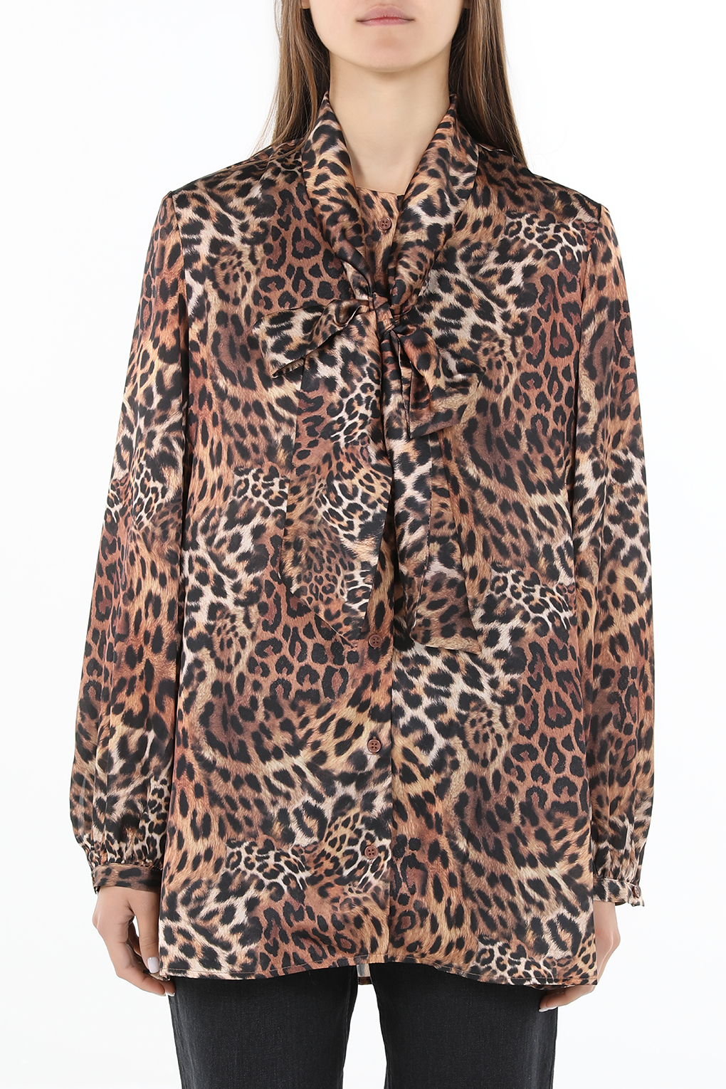 

Блуза женская Auranna AU24083626 коричневая L, Коричневый, AU24083626