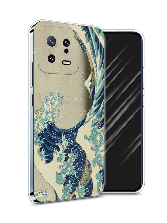 

Чехол Awog на Xiaomi 13 5G "Большая волна в Канагаве", Серый;синий;голубой, 317250-9