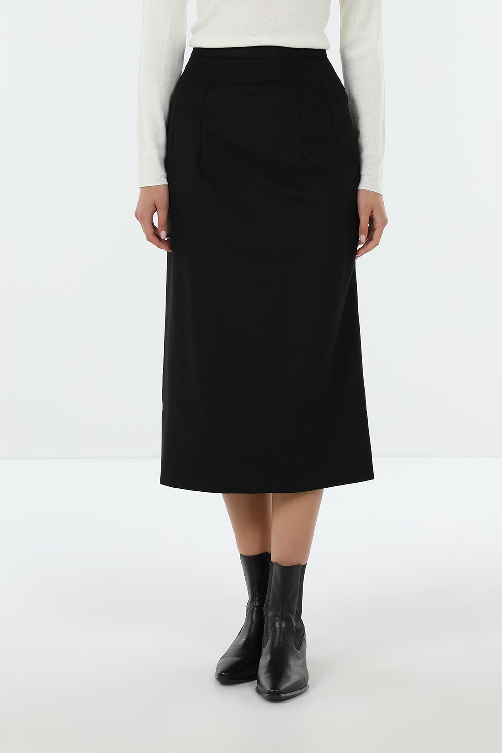 

Юбка женская SABRINA SCALA SS240710059 черная XL, Черный, SS240710059