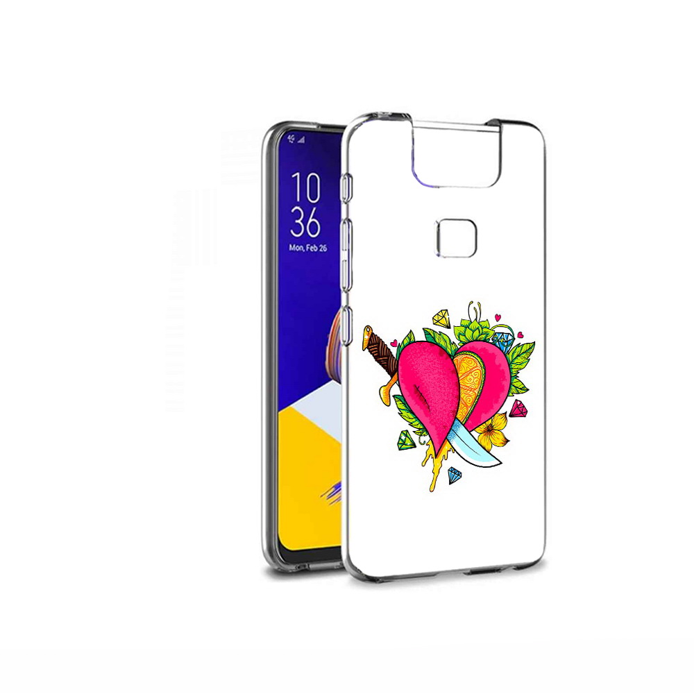 

Чехол MyPads Tocco для Asus ZenFone 6 (ZS630KL) Фруктовое сердце, Прозрачный, Tocco