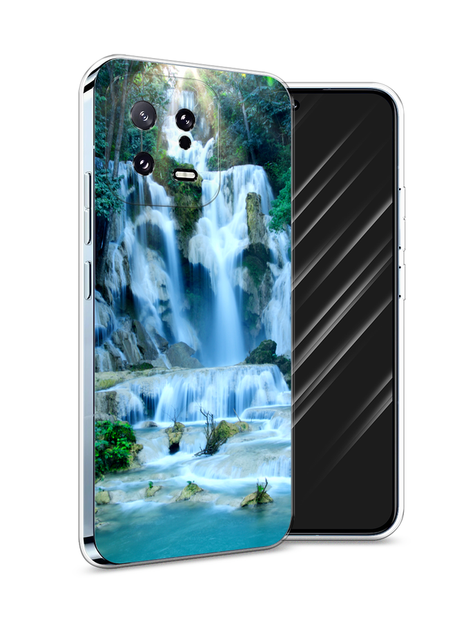 

Чехол Awog на Xiaomi 13 5G "Водопад 8", Голубой;зеленый, 317250-4