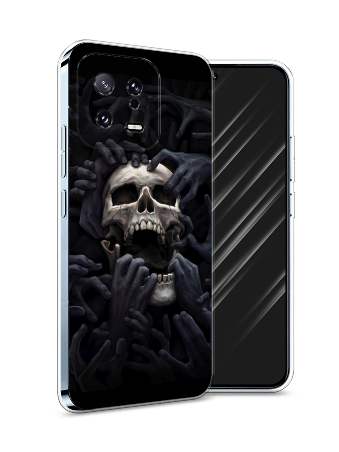 

Чехол Awog на Xiaomi 13 5G "Череп 29", Черный;серый, 317250-9