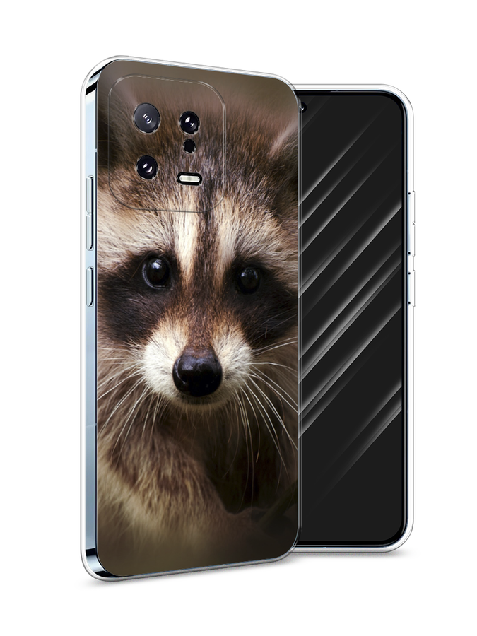 

Чехол Awog на Xiaomi 13 5G "Енот", Коричневый, 317250-1