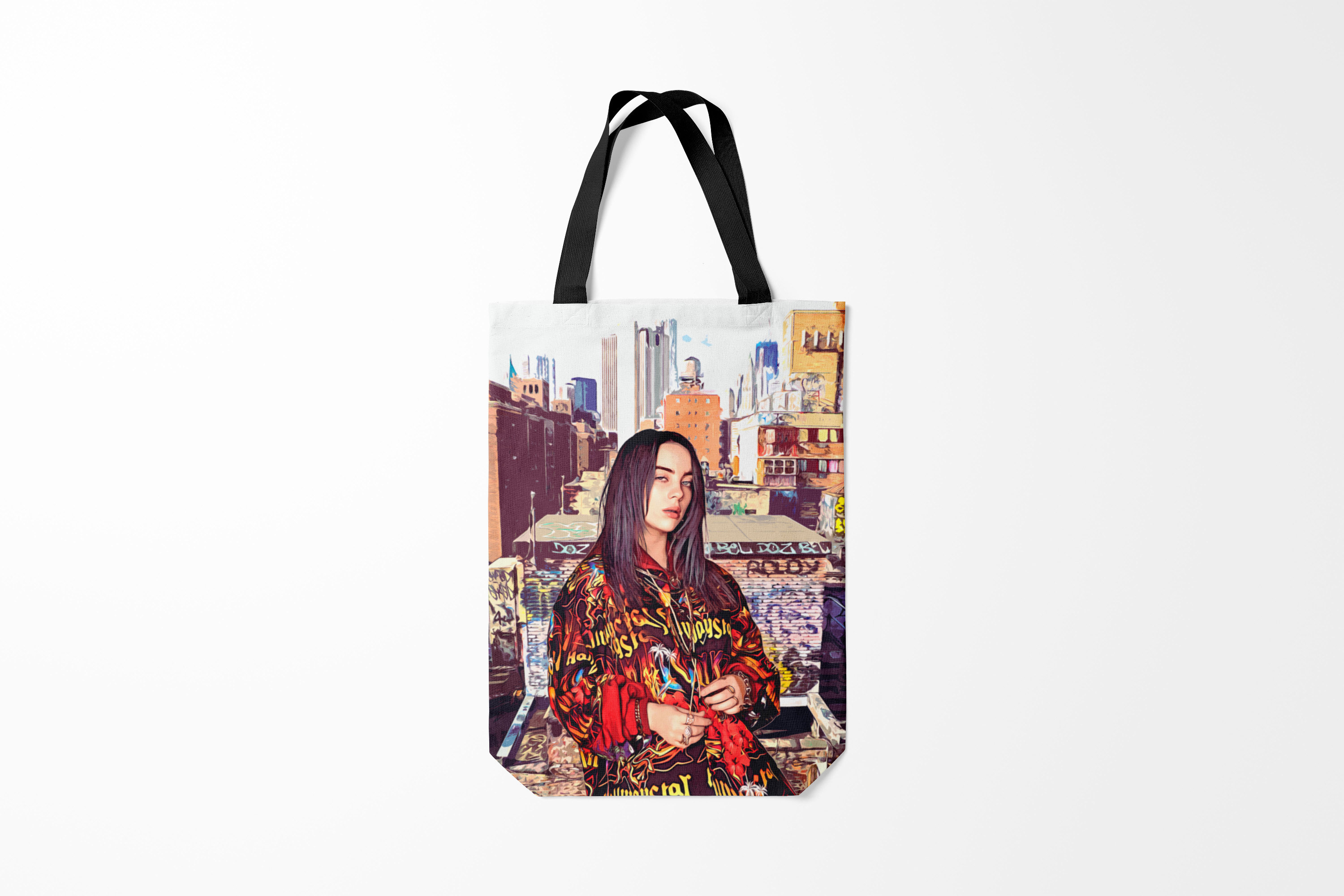 

Сумка шoппер унисекс Burnettie Billie Eilish, разноцветный, Billie Eilish