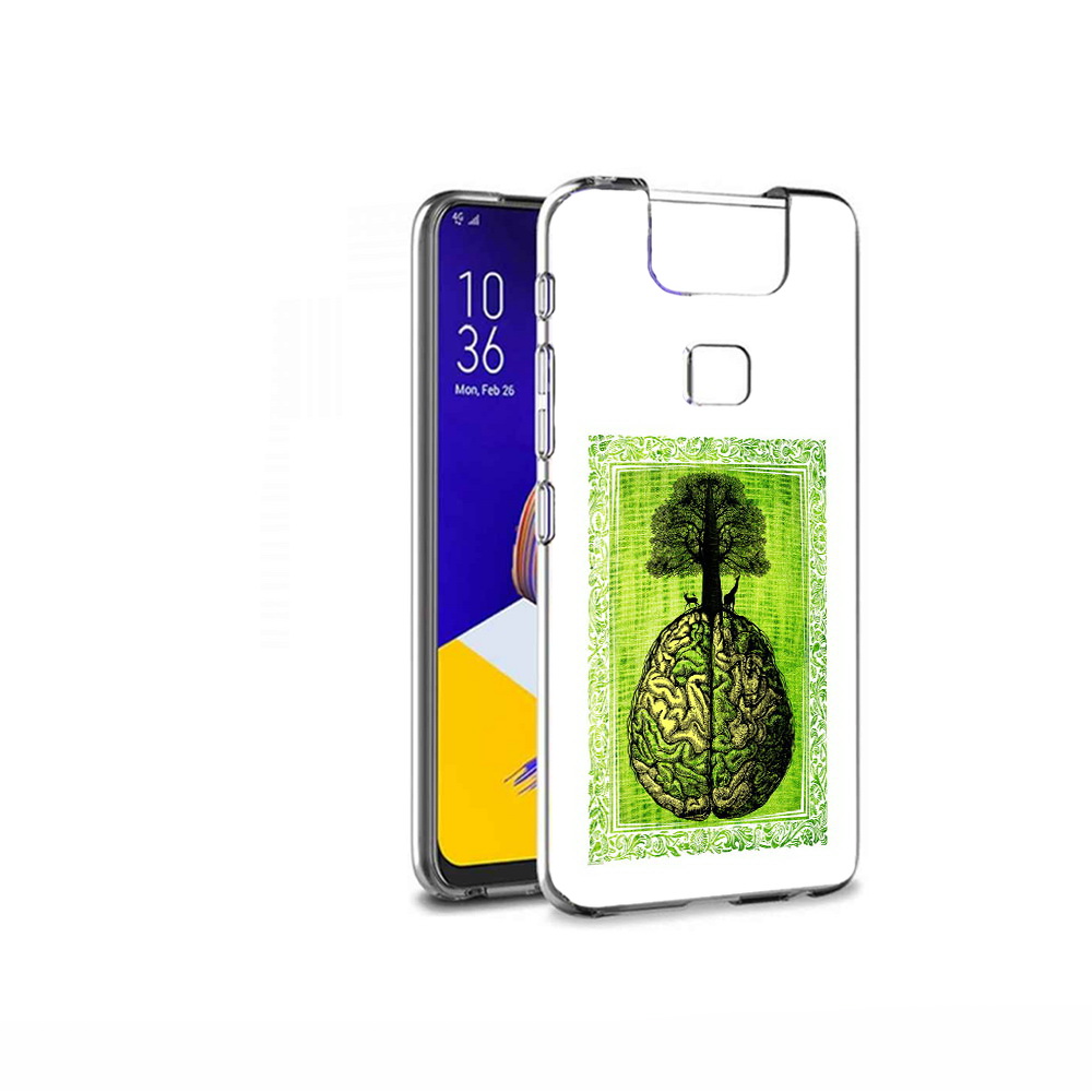 Чехол MyPads Tocco для Asus ZenFone 6 (ZS630KL) абстракция здоровый мозг
