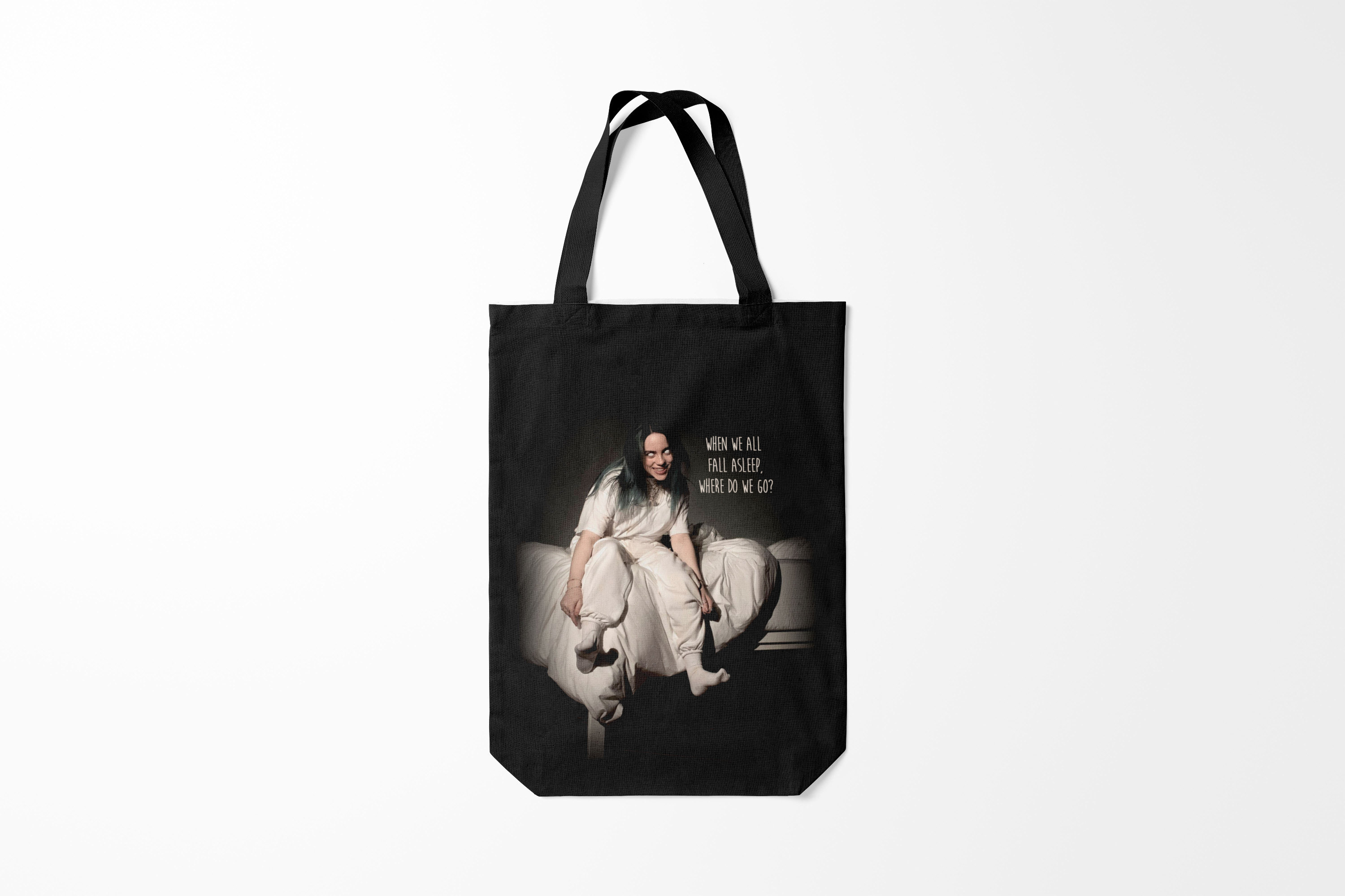 

Сумка шoппер унисекс Burnettie Billie Eilish, черный, Billie Eilish
