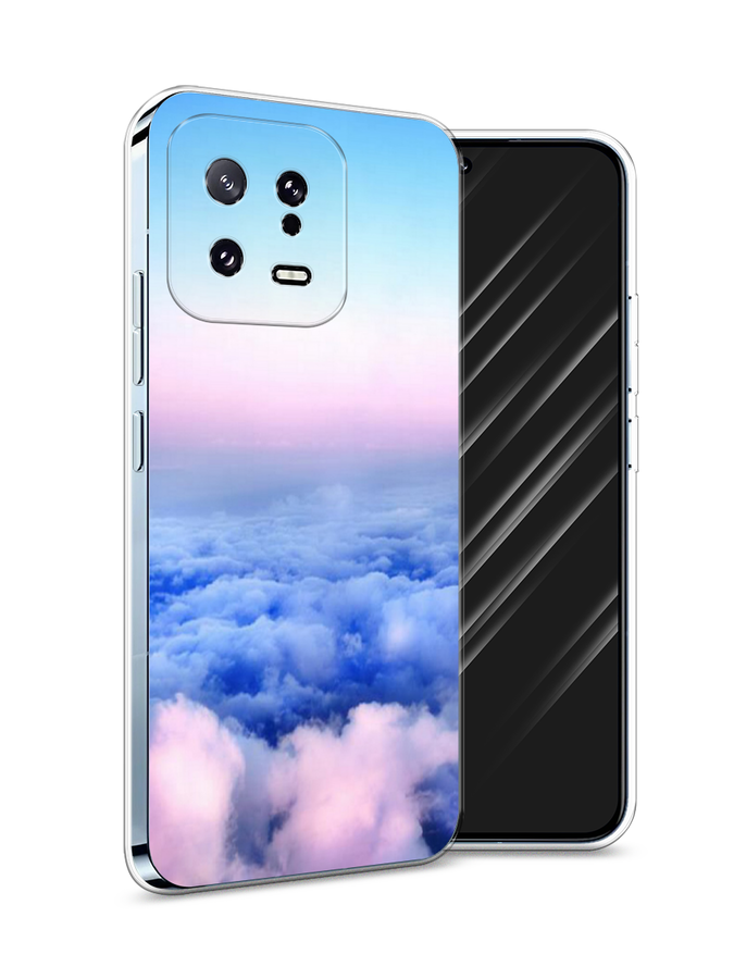 

Чехол Awog на Xiaomi 13 5G "Облака", Голубой;розовый, 317250-4