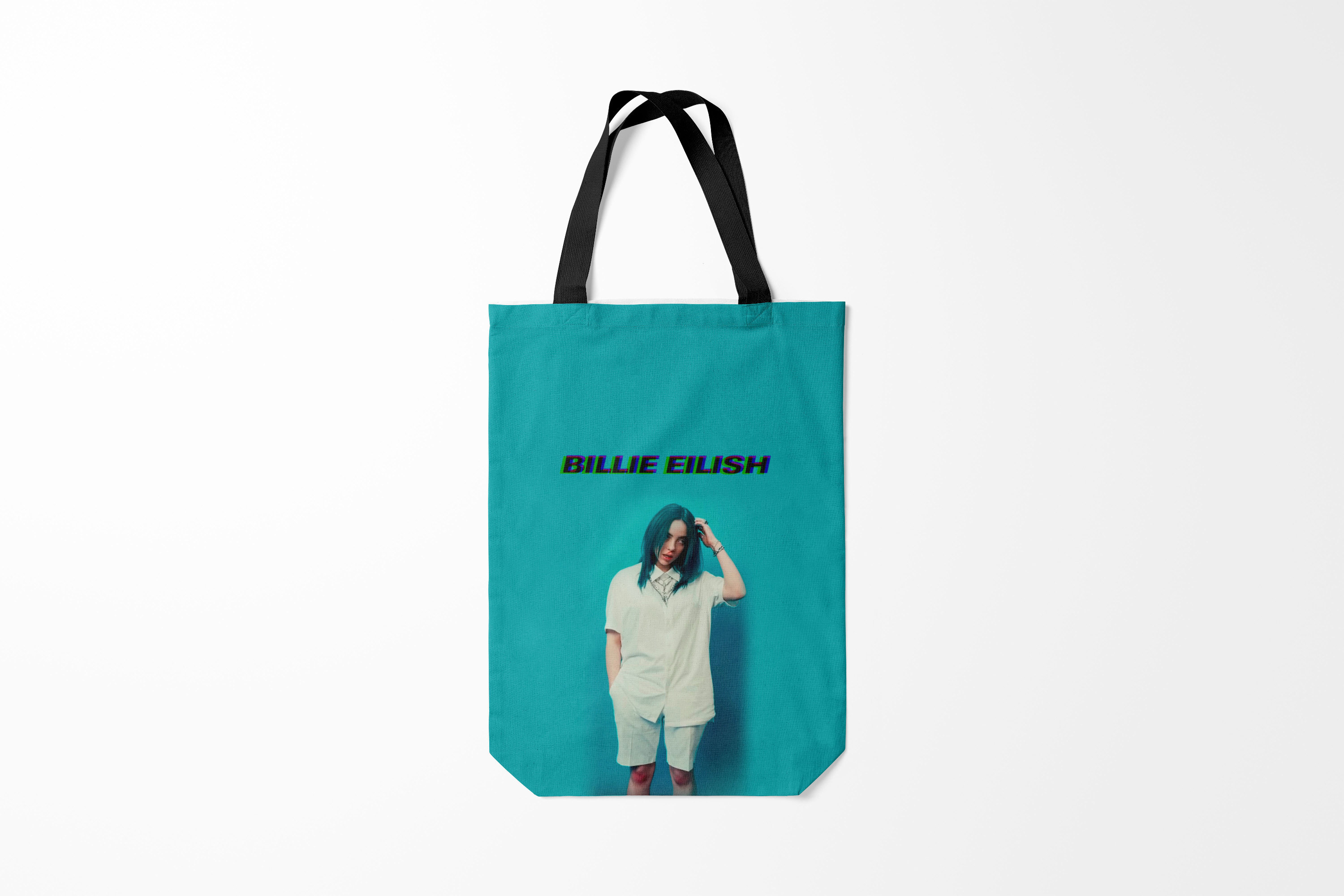 

Сумка шoппер унисекс Burnettie Billie Eilish, бирюзовый, Billie Eilish