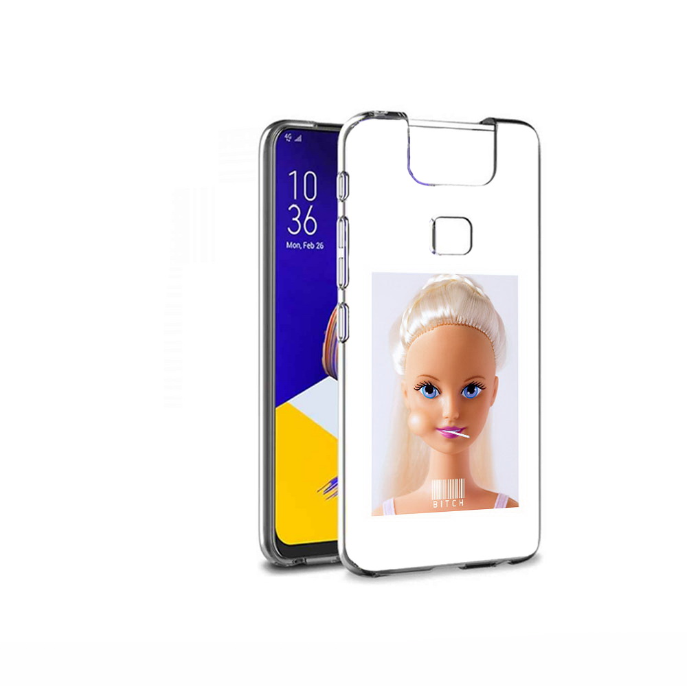 Чехол MyPads Tocco для Asus ZenFone 6 (ZS630KL) барби