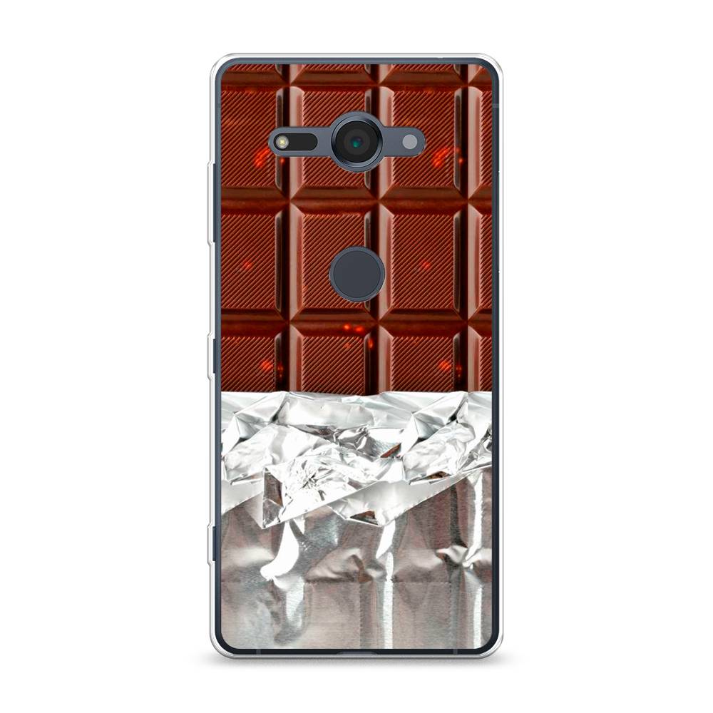 

Чехол для Sony Xperia XZ2 Compact "Шоколад в обертке", Коричневый, 52950-6