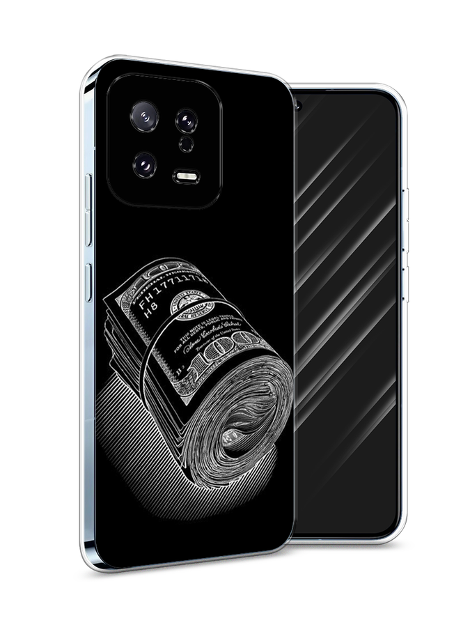 

Чехол Awog на Xiaomi 13 5G "Кубышка денег", Черный;серебристый, 317250-5