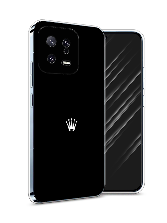 

Чехол Awog на Xiaomi 13 5G "Белая корона на черном фоне", Черный, 317250-7